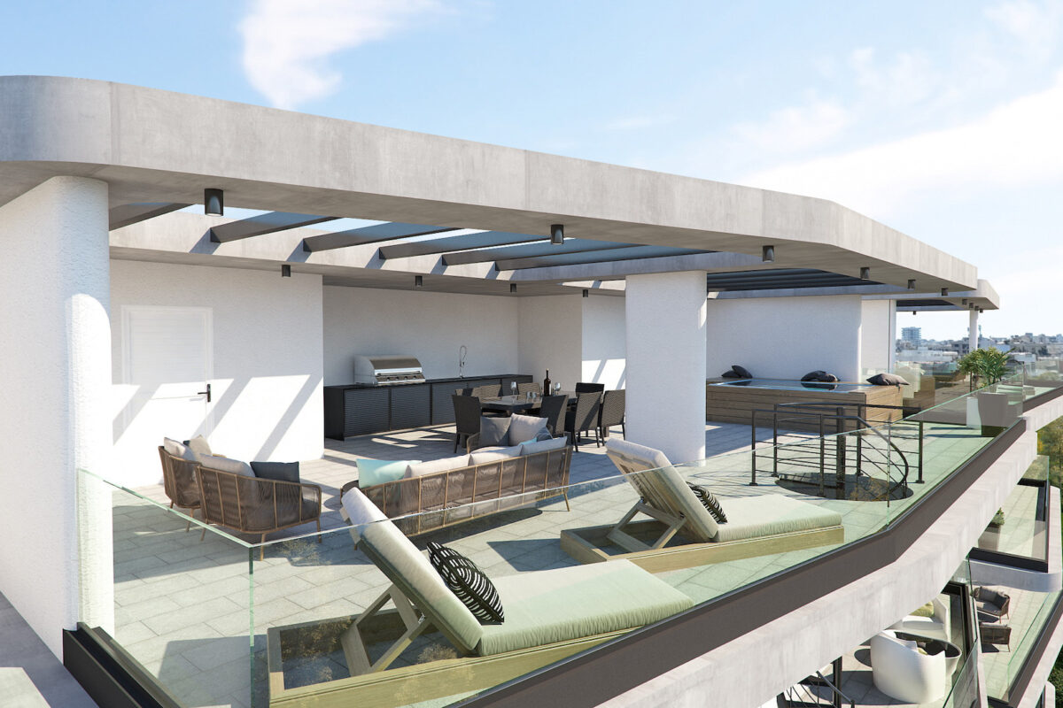 Modern 2 Bedroom Apartment Livadia Near Pool and Gym