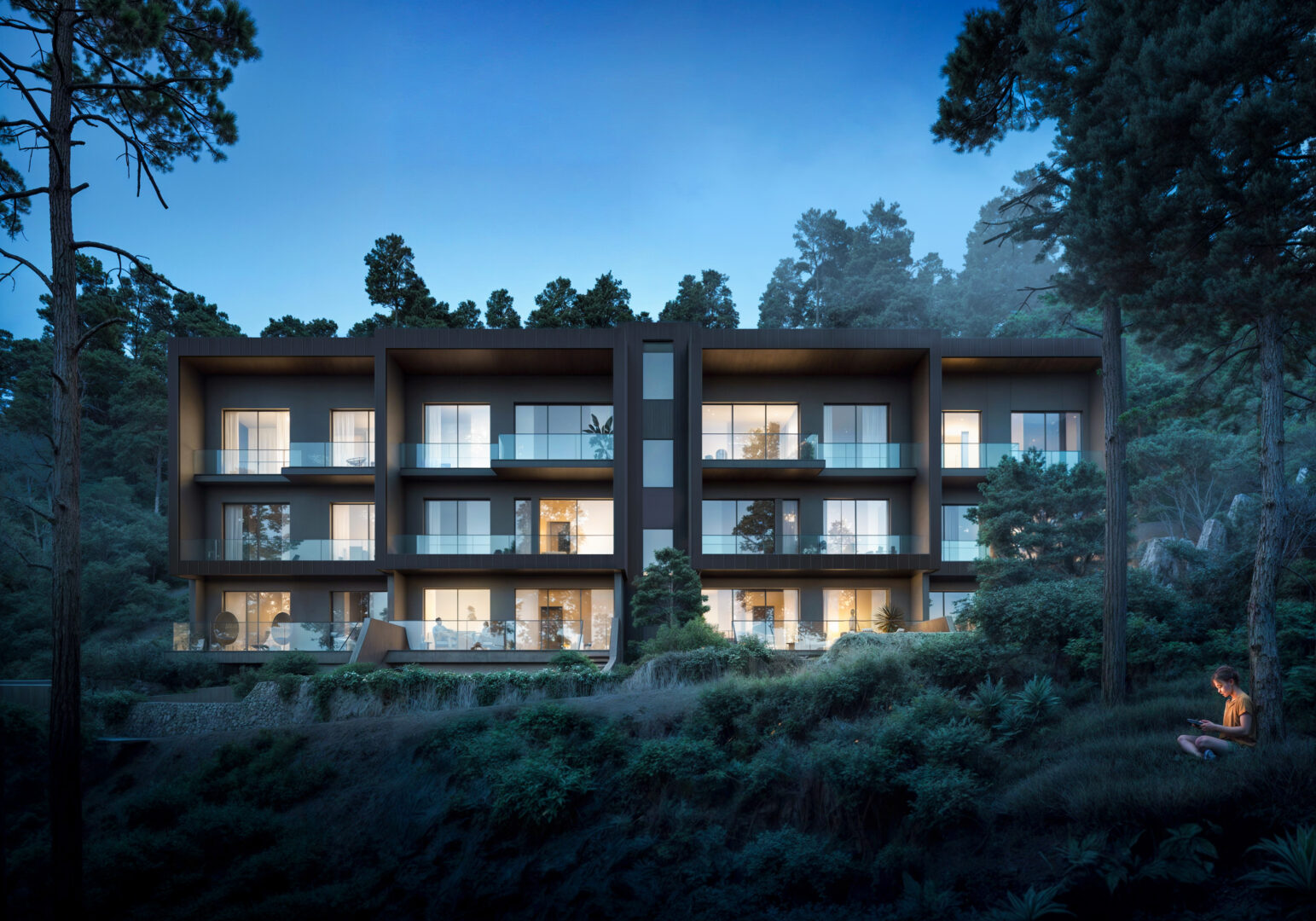 Modern Complex Studio Apartment