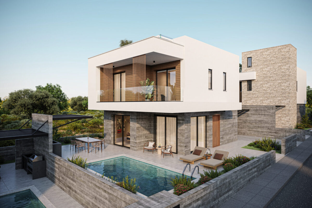 Modern 3 Bedroom Luxury Villa with Sea Views and Private Roof Garden