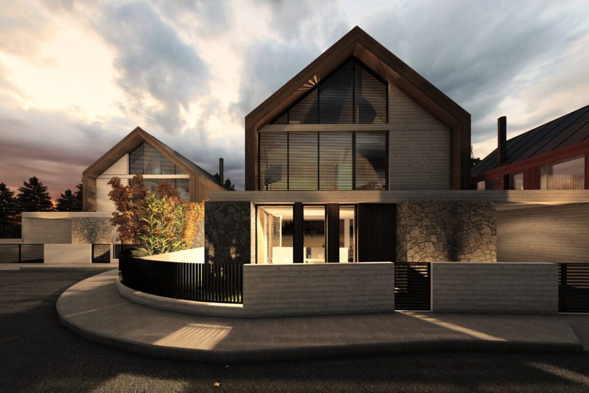 Modern Alpine-Style 3 Bedroom Detached House with Mountain Views
