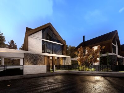 Modern Alpine-Style 3 Bedroom Detached House with Mountain Views