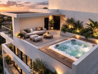 Modern 2 Bedroom Apartment with Roof Garden