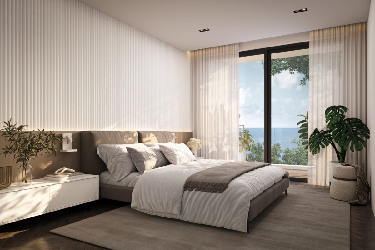 Modern 1 Bedroom Apartment with Communal Pool