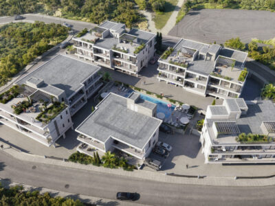 Modern 1 Bedroom Apartment with Communal Pool