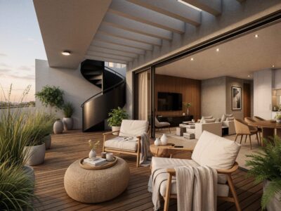 Modern 2 Bedroom Apartment with Roof Garden