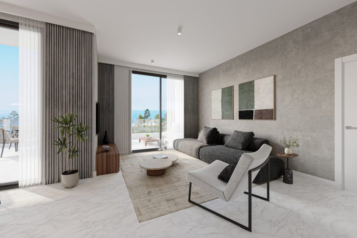 Modern 2 Bedroom Apartment Near the Sea