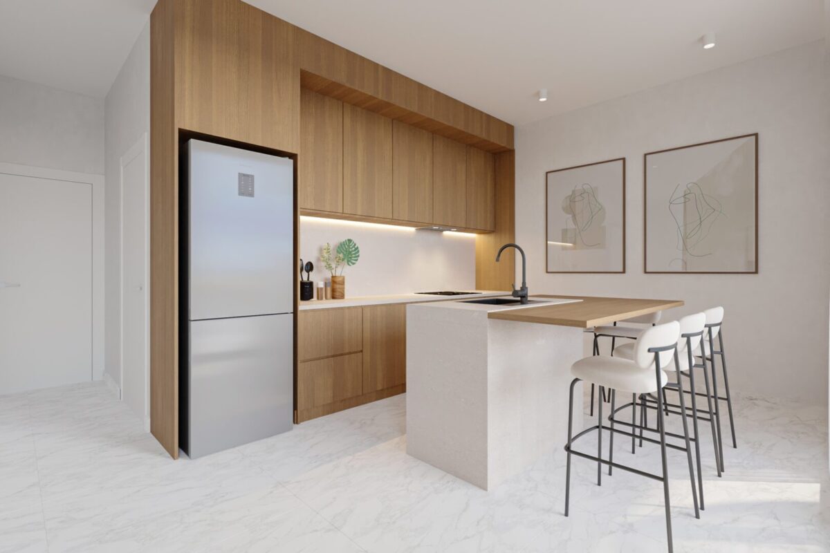 Modern 2 Bedroom Apartment Near the Sea