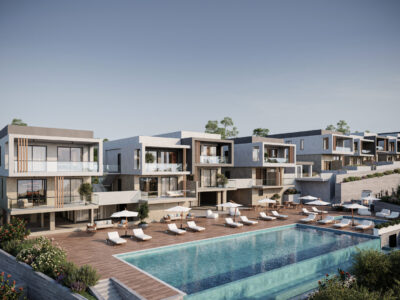 Modern 2 Bedroom Garden Apartment with Covered Veranda