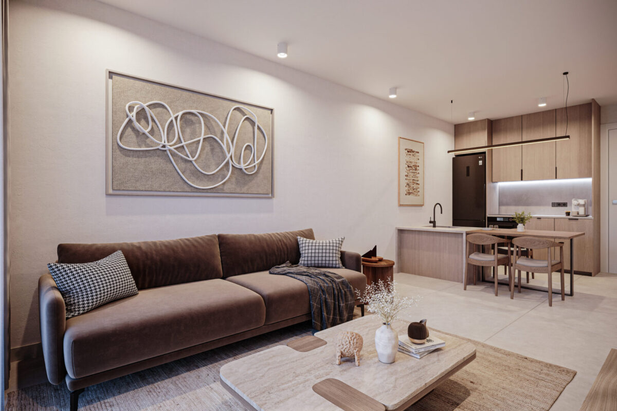 Modern 1 Bedroom Apartment