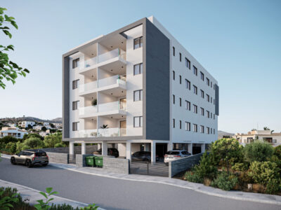 Modern 2 Bedroom Apartment with Covered Veranda in Paphos City Centre