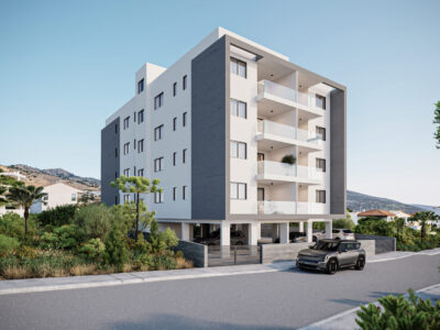 Modern 2 Bedroom Apartment with Covered Veranda in Paphos City Centre