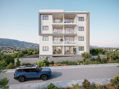 Modern 2 Bedroom Apartment with Covered Veranda in Paphos City Centre