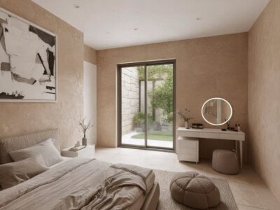 Bedroom of 5 Bedroom Bungalow in Tala Paphos (render)