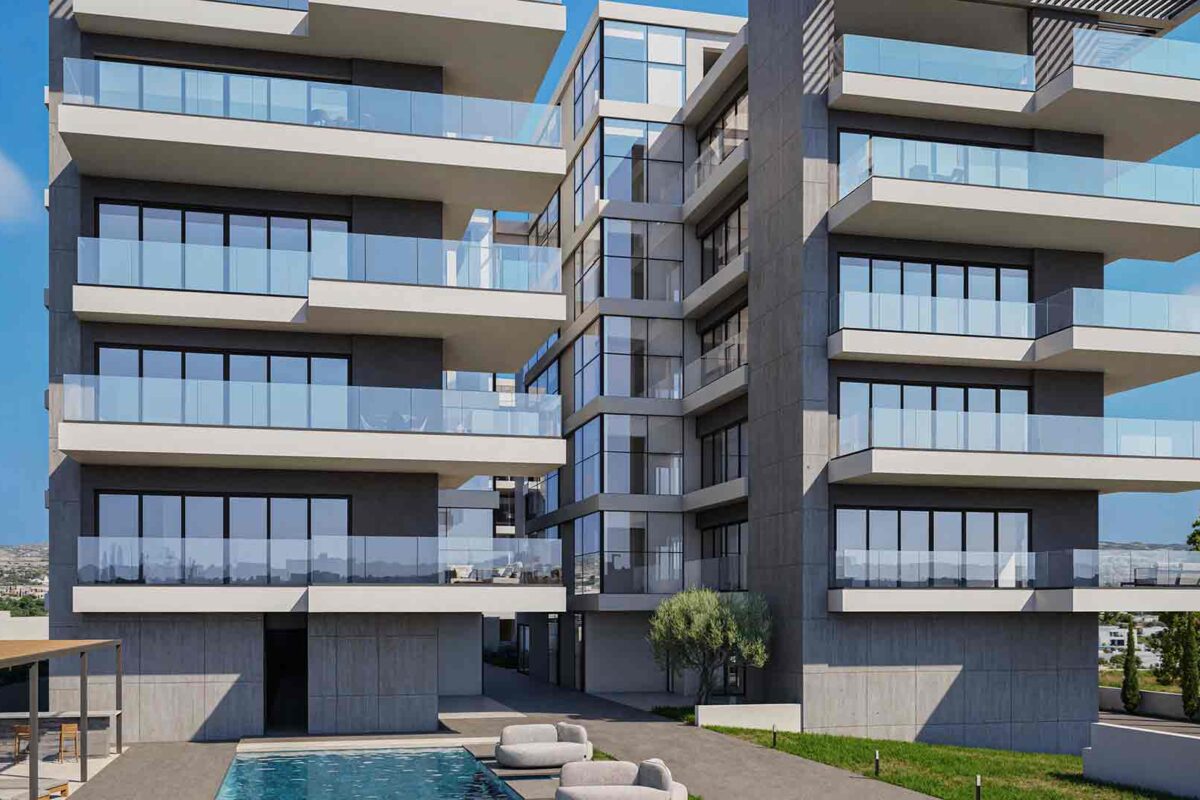 Modern 2 Bedroom Apartment with Communal Pool