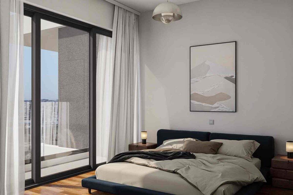 Modern 2 Bedroom Apartment with Communal Pool