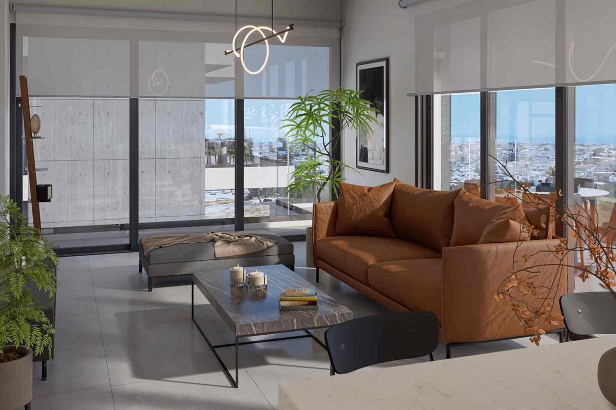 Modern 2 Bedroom Apartment with Communal Pool