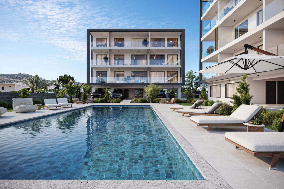 Modern Apartments with Pool and Gym