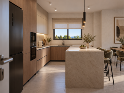 Modern 2 Bedroom Apartment with Covered Veranda in Paphos City Centre