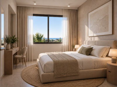 Modern 2 Bedroom Apartment with Covered Veranda in Paphos City Centre