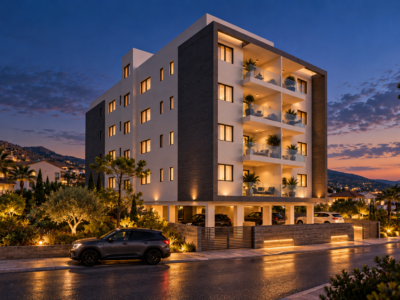 Modern 2 Bedroom Apartment with Covered Veranda in Paphos City Centre