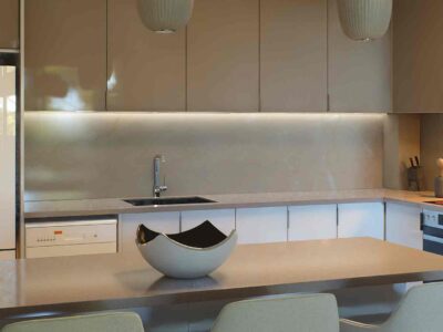 Kitchen render of 3 Bedroom Apartment in Paphos