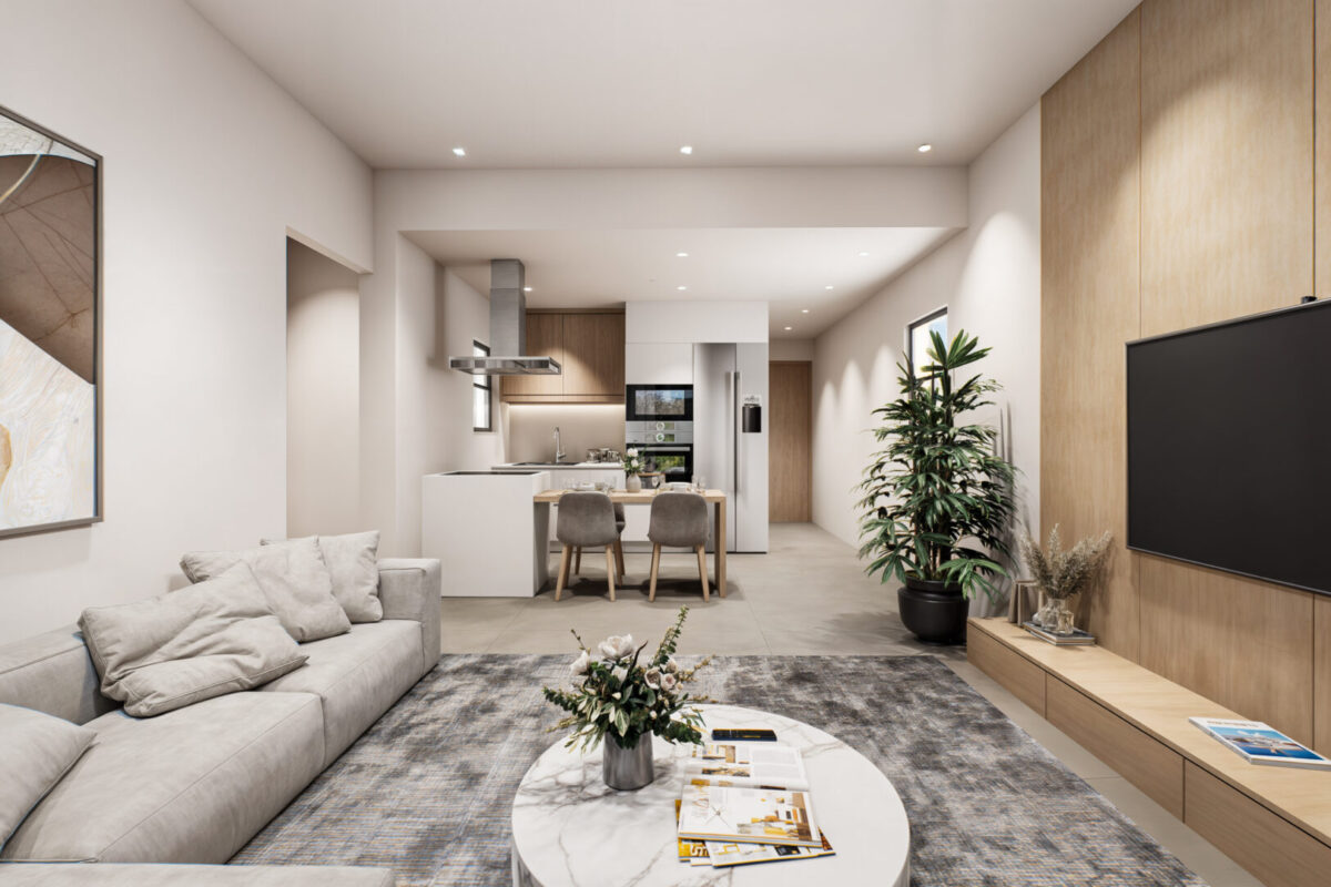 Stylish 1 Bedroom Apartment with Large Covered Veranda