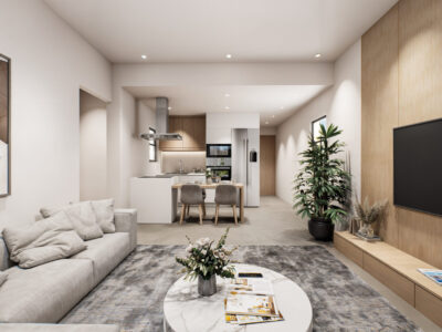 Stylish 1 Bedroom Apartment with Large Covered Veranda