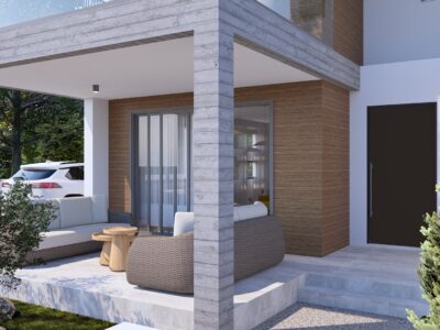 Contemporary 3 Bedroom Villa with Large Covered Verandas