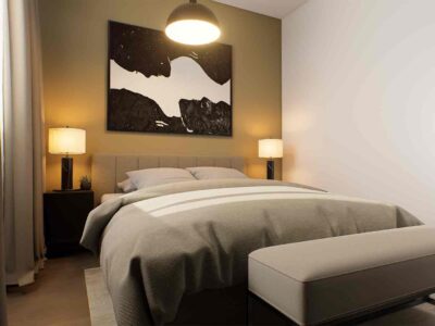 3 Bedroom Apartment in Prodromi Polis – interior render of a bedroom