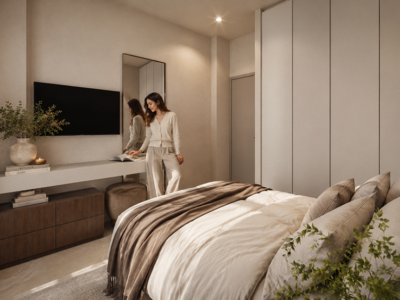 Designer 2 Bedroom Apartment with Communal Pool