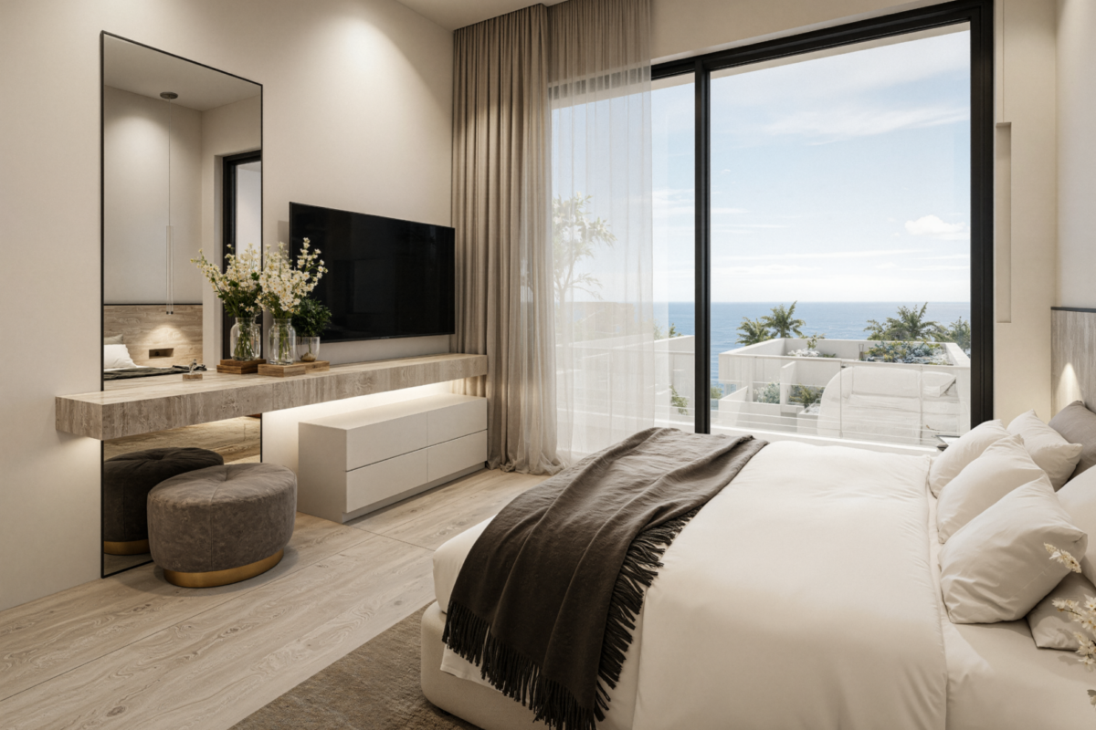 Sea View 2 Bedroom Apartment Close to the Beach