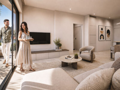 Modern 2 Bedroom Apartment with Sea Views