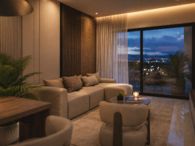 Modern 2 Bedroom Apartment with Sea Views