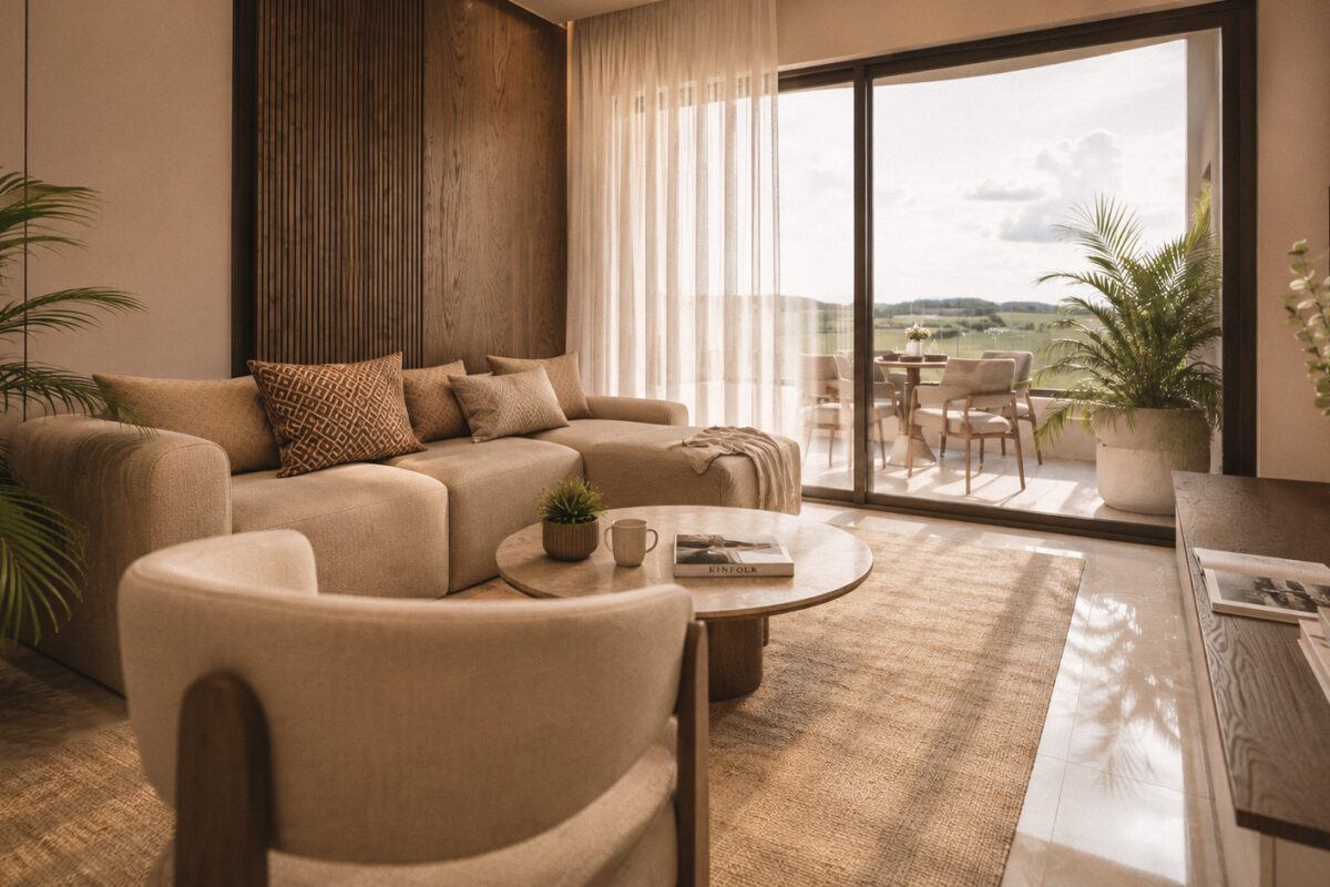 Modern 2 Bedroom Apartment with Sea Views