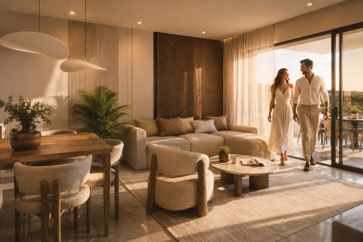Modern 2 Bedroom Apartment with Sea Views