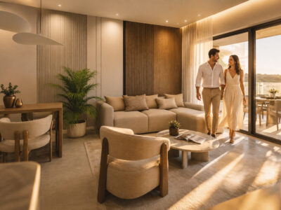 Modern 2 Bedroom Apartment with Sea Views