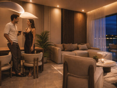 Modern 2 Bedroom Apartment with Sea Views