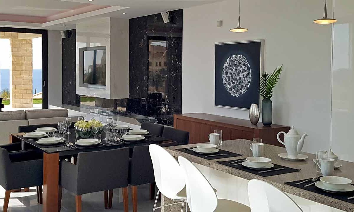 3 Bedroom Villa near Kouklia Paphos – representative living and dining area