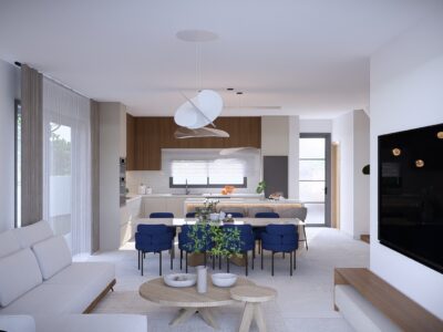 Modern 3 Bedroom Villa with Private Garden and Parking