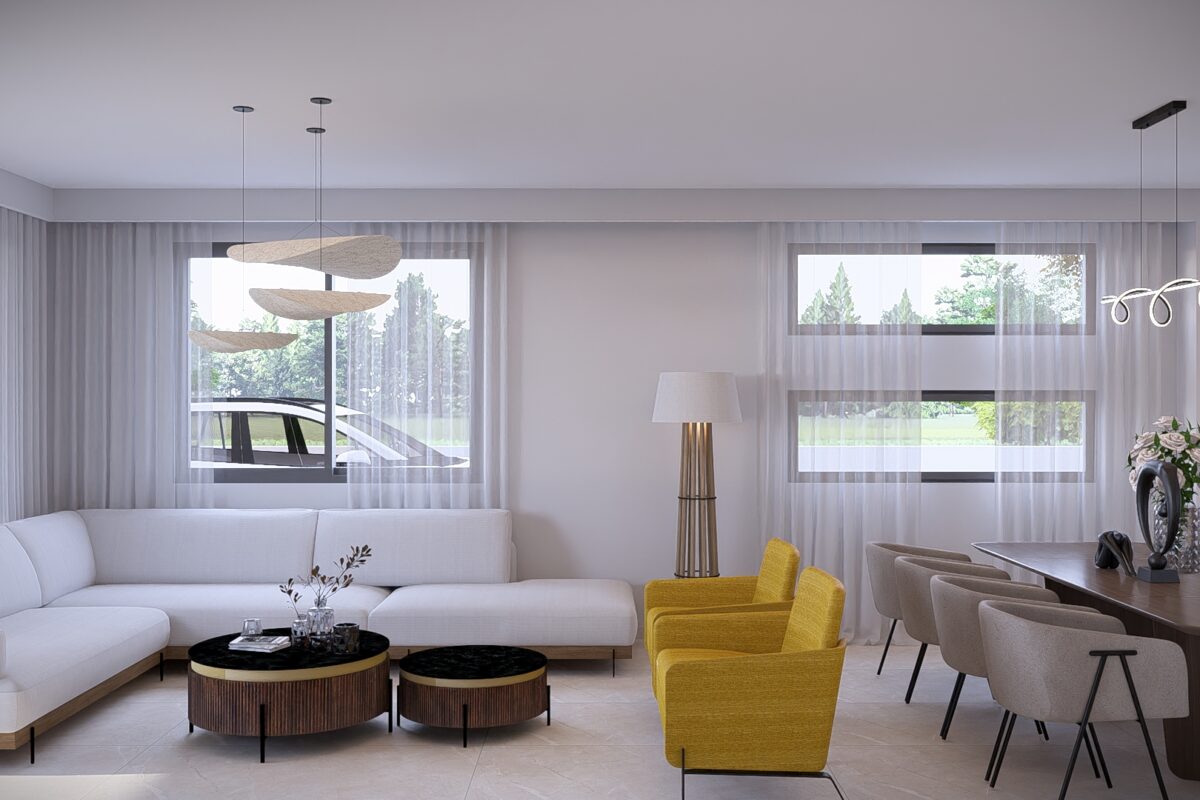 Contemporary 3 Bedroom Villa with Large Covered Verandas