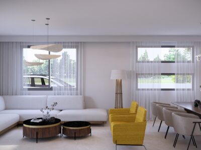 Contemporary 3 Bedroom Villa with Large Covered Verandas