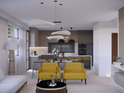 Contemporary 3 Bedroom Villa with Large Covered Verandas