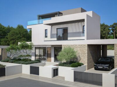 4 Bedroom villa with private pool in Lower Chloraka, Paphos (render)